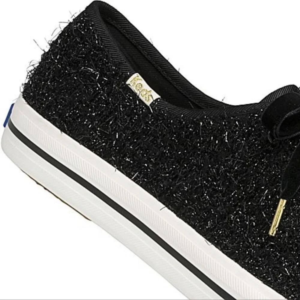 KATE SPADE‎ NY FOR KEDS KICKSTART TINSEL SNEAKERS NEW IN BOX SZ 11M